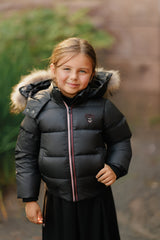 Black/ Pink Zippered Coat