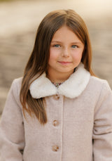 Pink Wool Coat