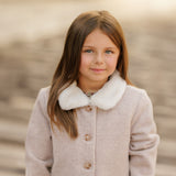 Pink Wool Coat