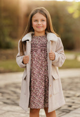 Pink Wool Coat