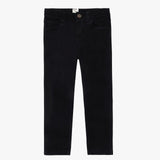 Black Corduroy Pull On Pants
