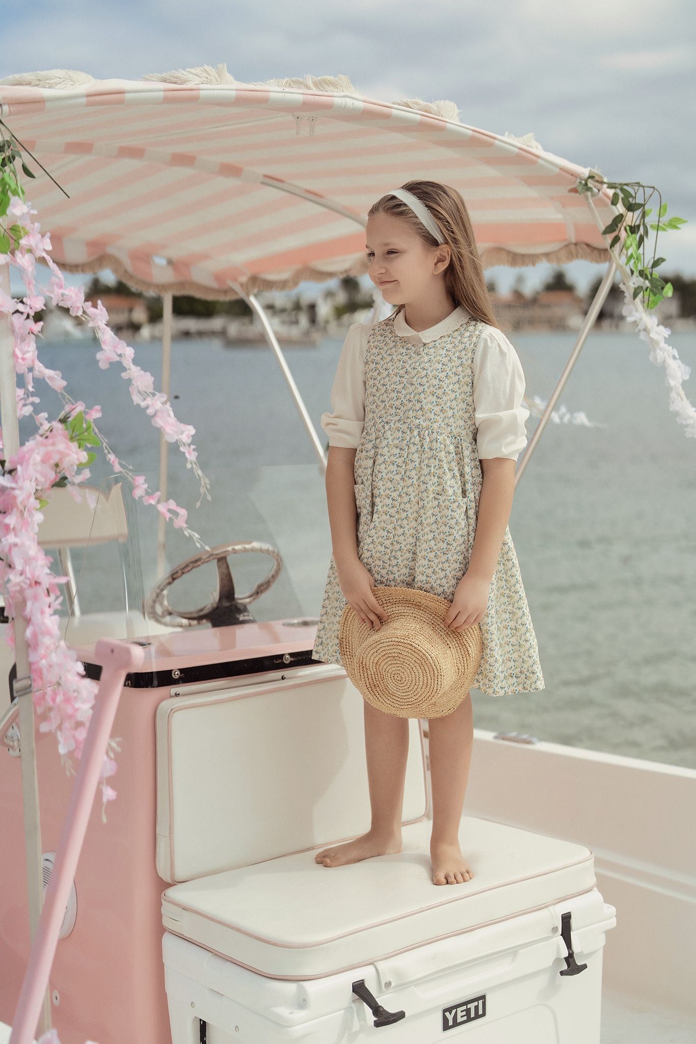 Girls Garden Days Ivory Blouse