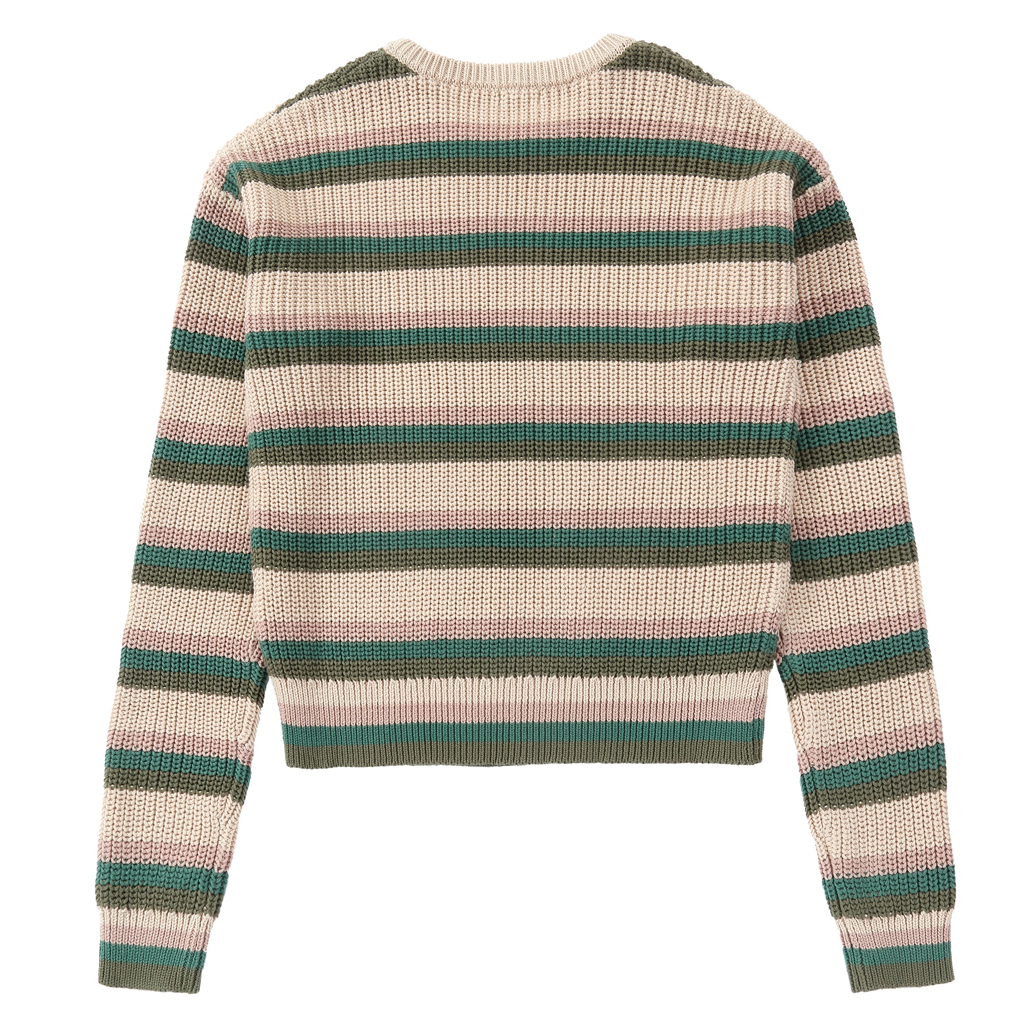 Green Striped Sweater