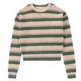 Green Striped Sweater