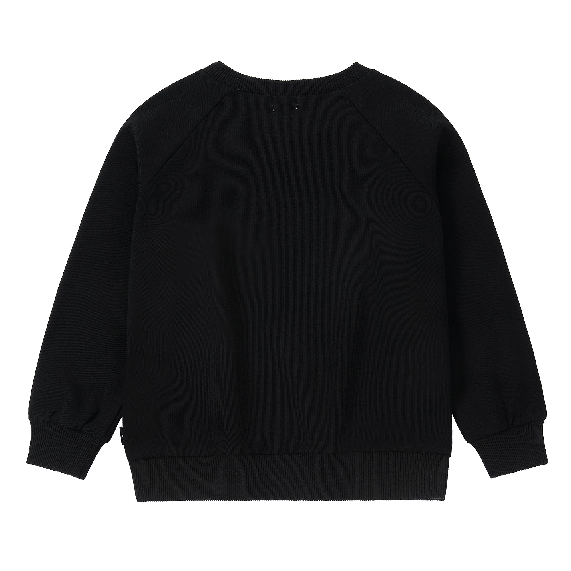Black Sweatshirt With Envelope Applique Detail