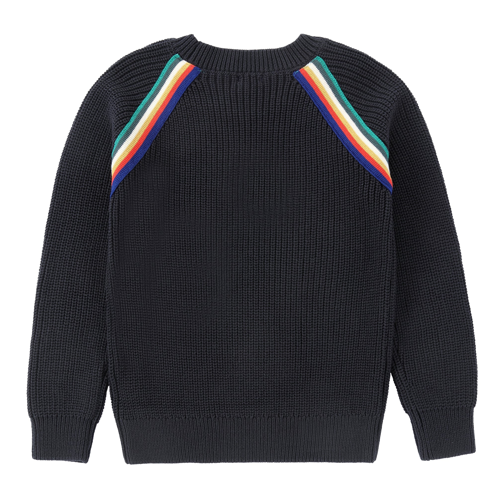 Navy Raglan Knit Sweater