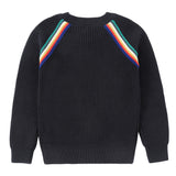 Navy Raglan Knit Sweater