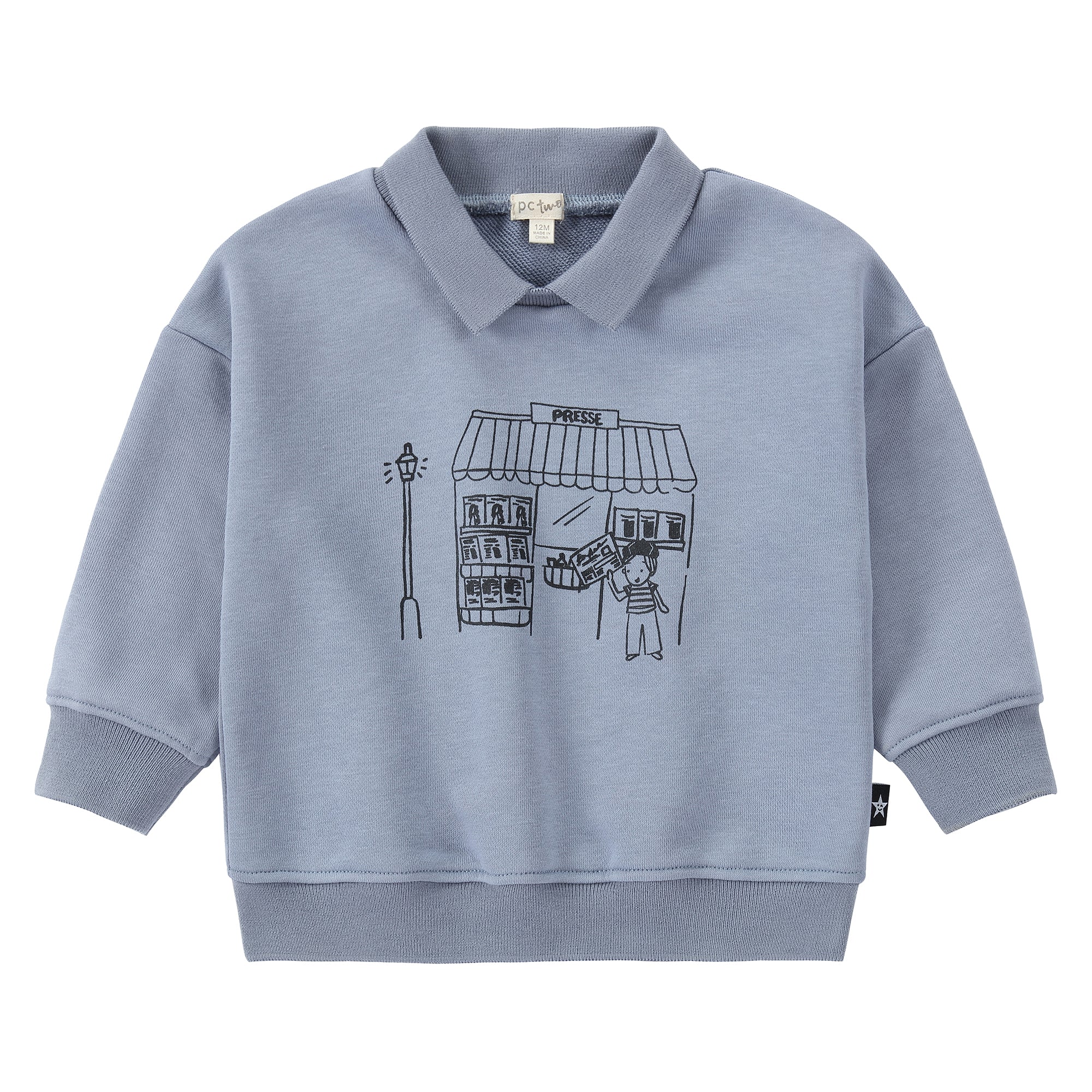 Blue Newsstand Sweatshirt