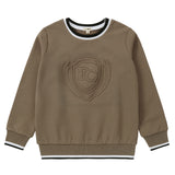 Taupe Emblem Sweatshirt