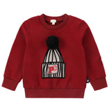 Burgundy Hat Sweatshirt