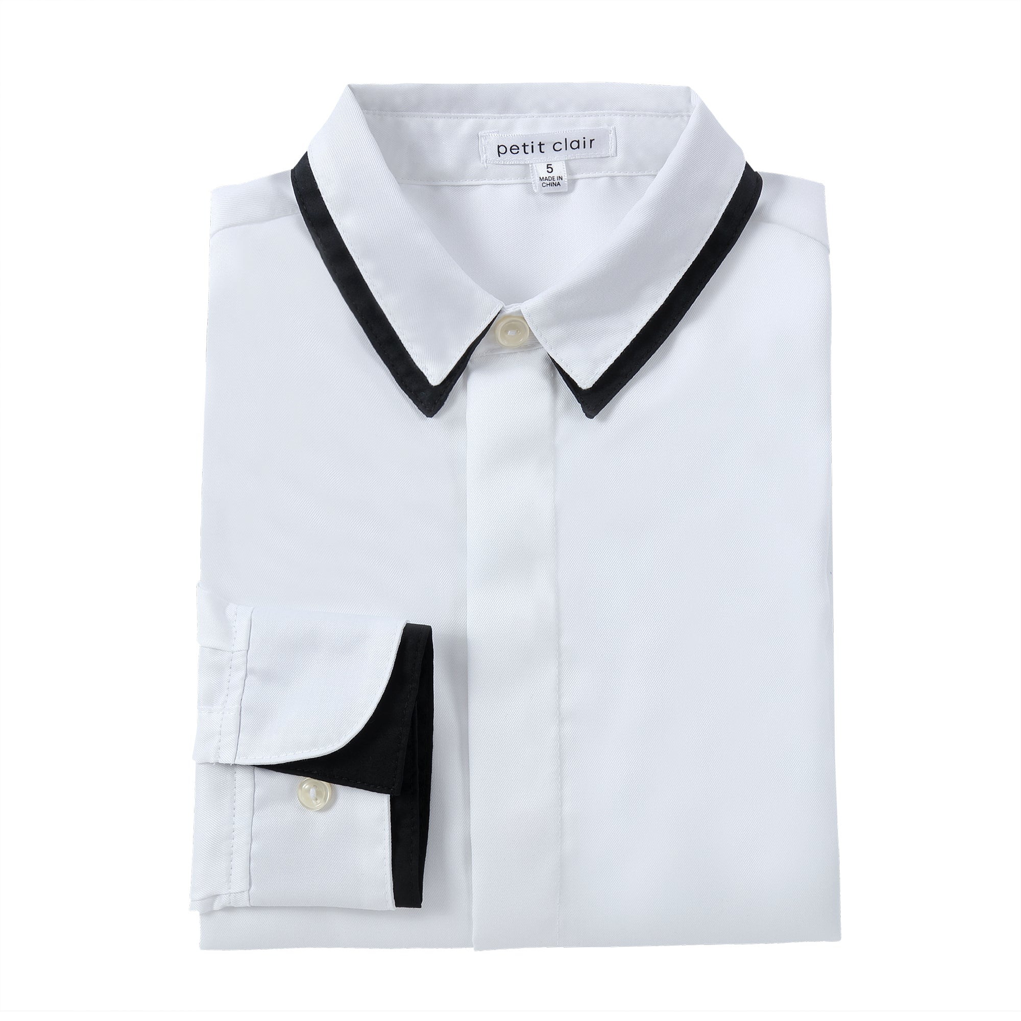 blue dress for baby girl goTIELESS Ultimate Dress Shirt (White/Royal Palm) main image 1