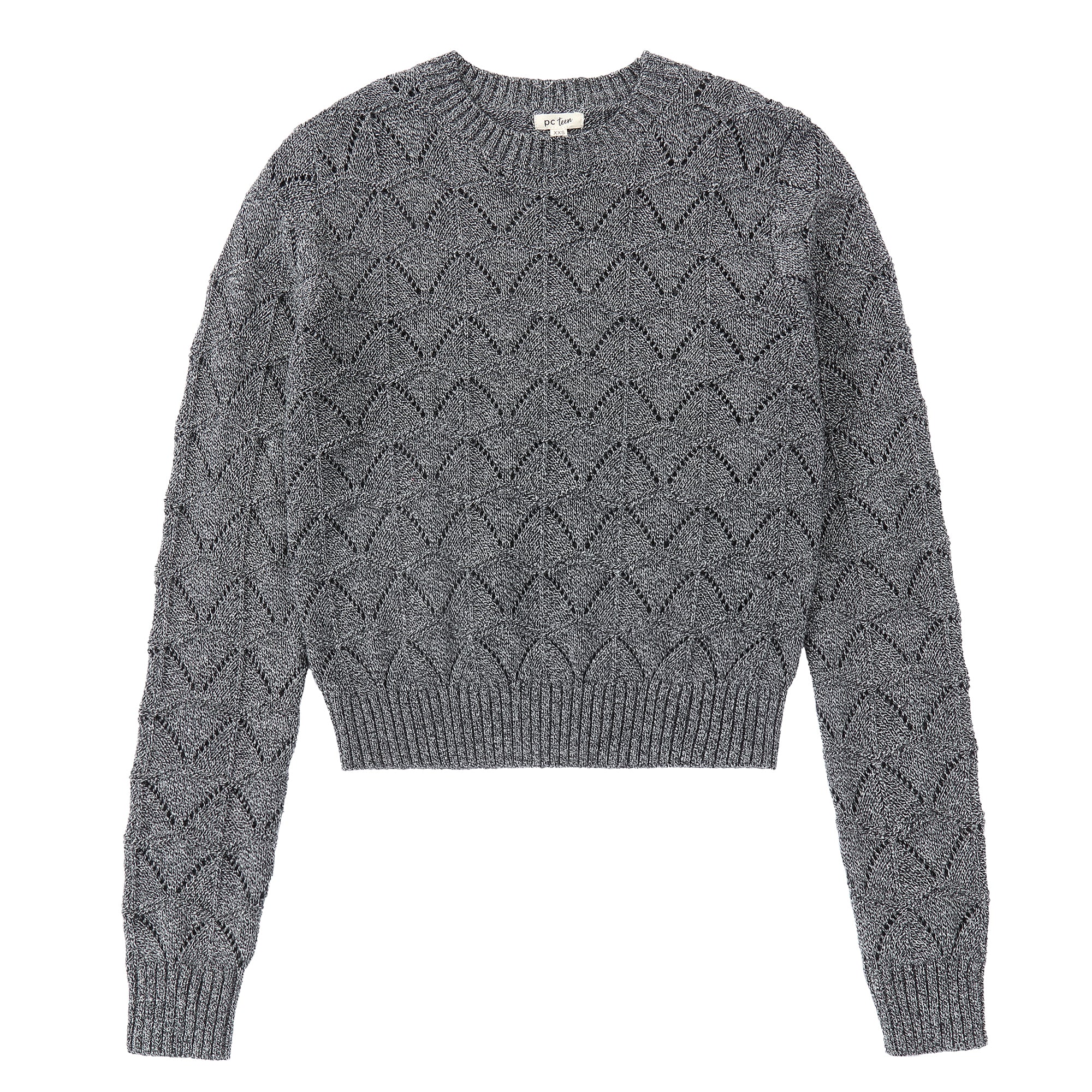 Grey Heather Knit Sweater