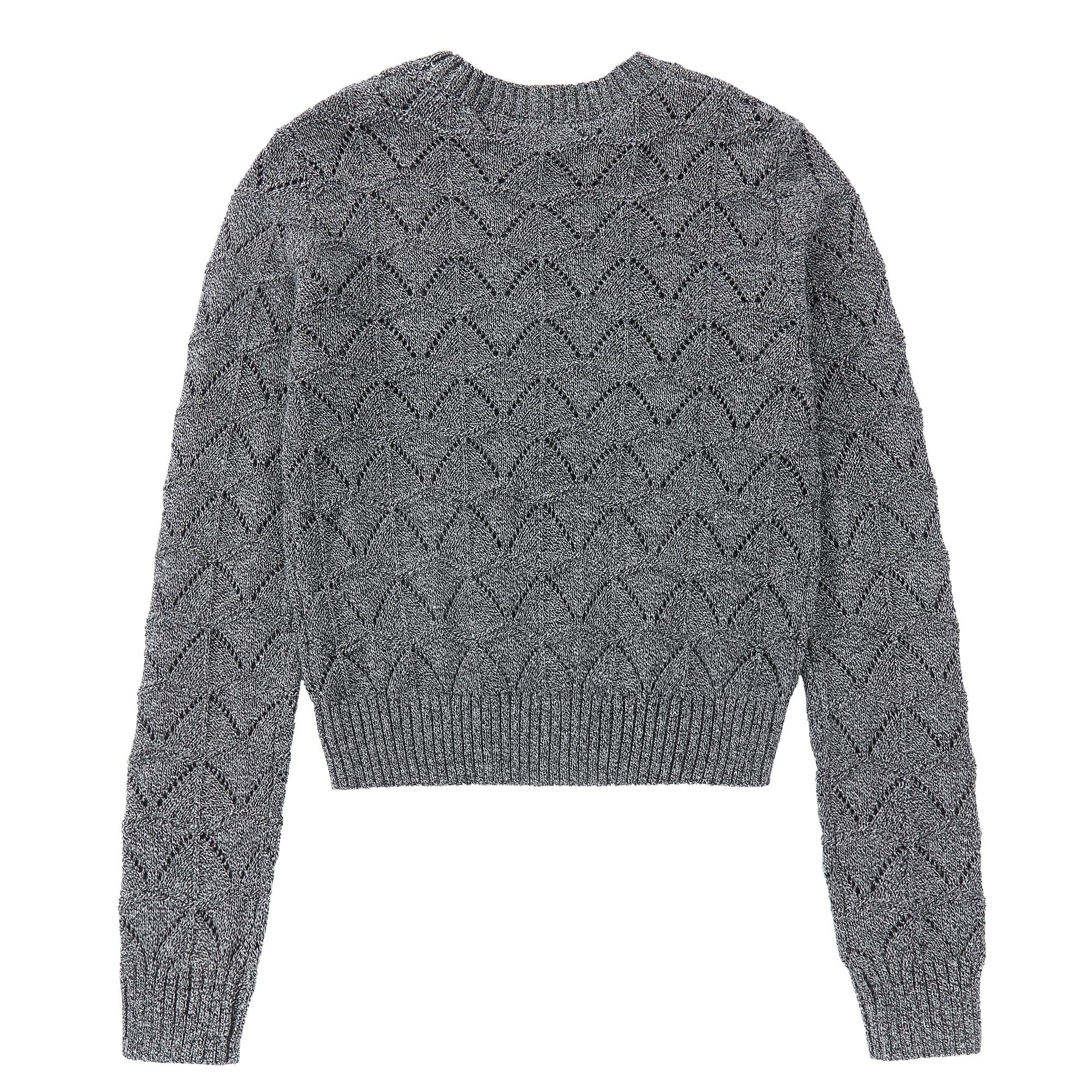 Grey Heather Knit Sweater