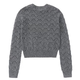 Grey Heather Knit Sweater