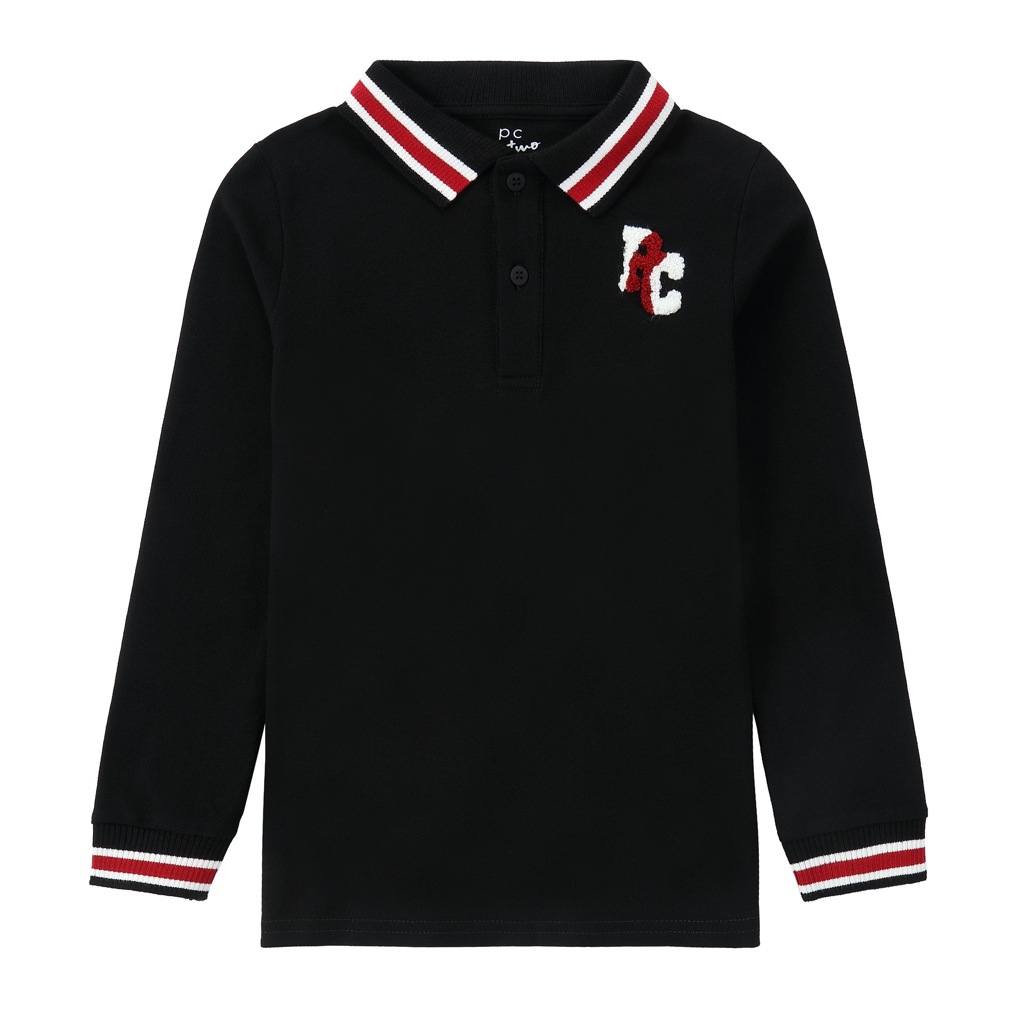 Black Polo With "PC Patch"