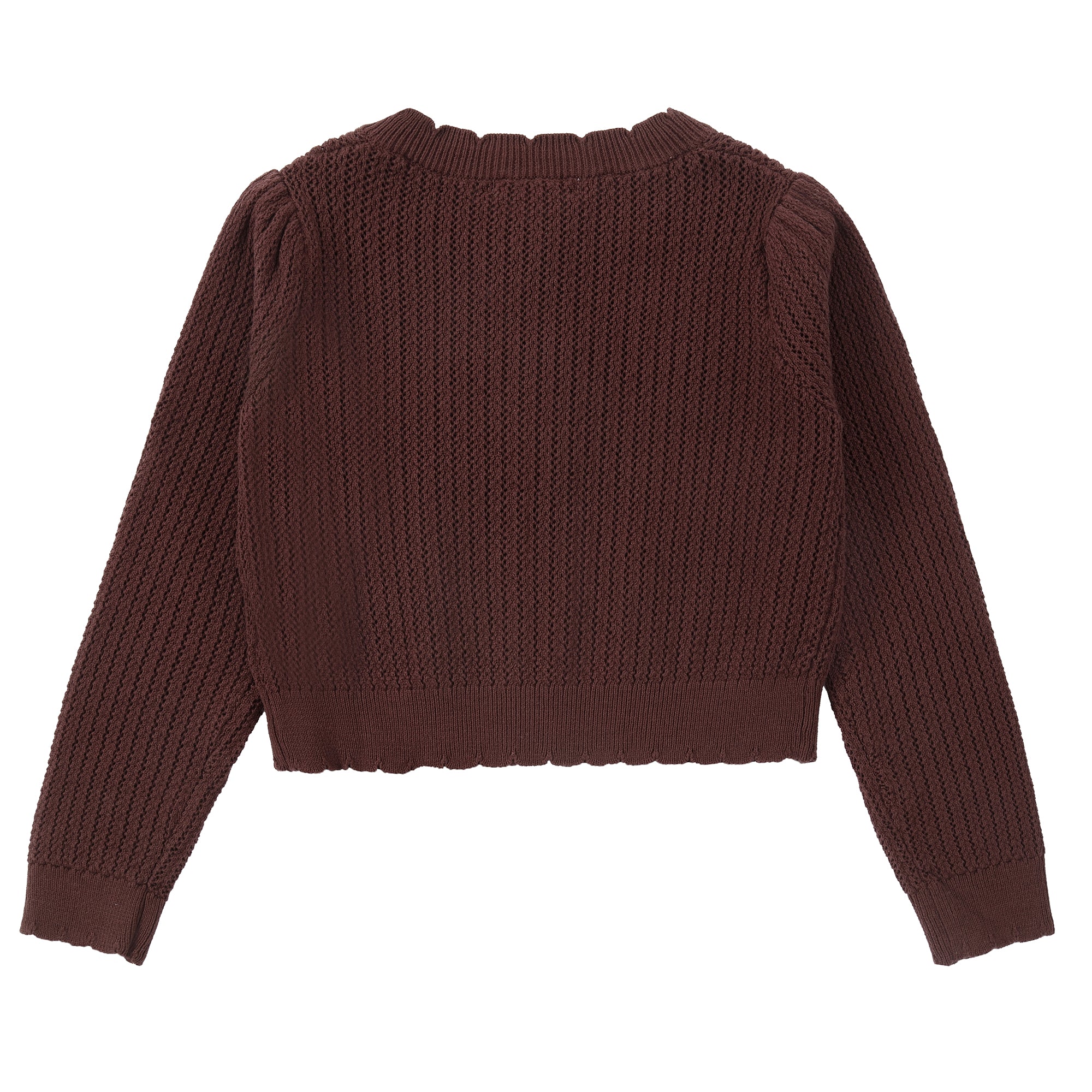 Plum Petals Cardigan