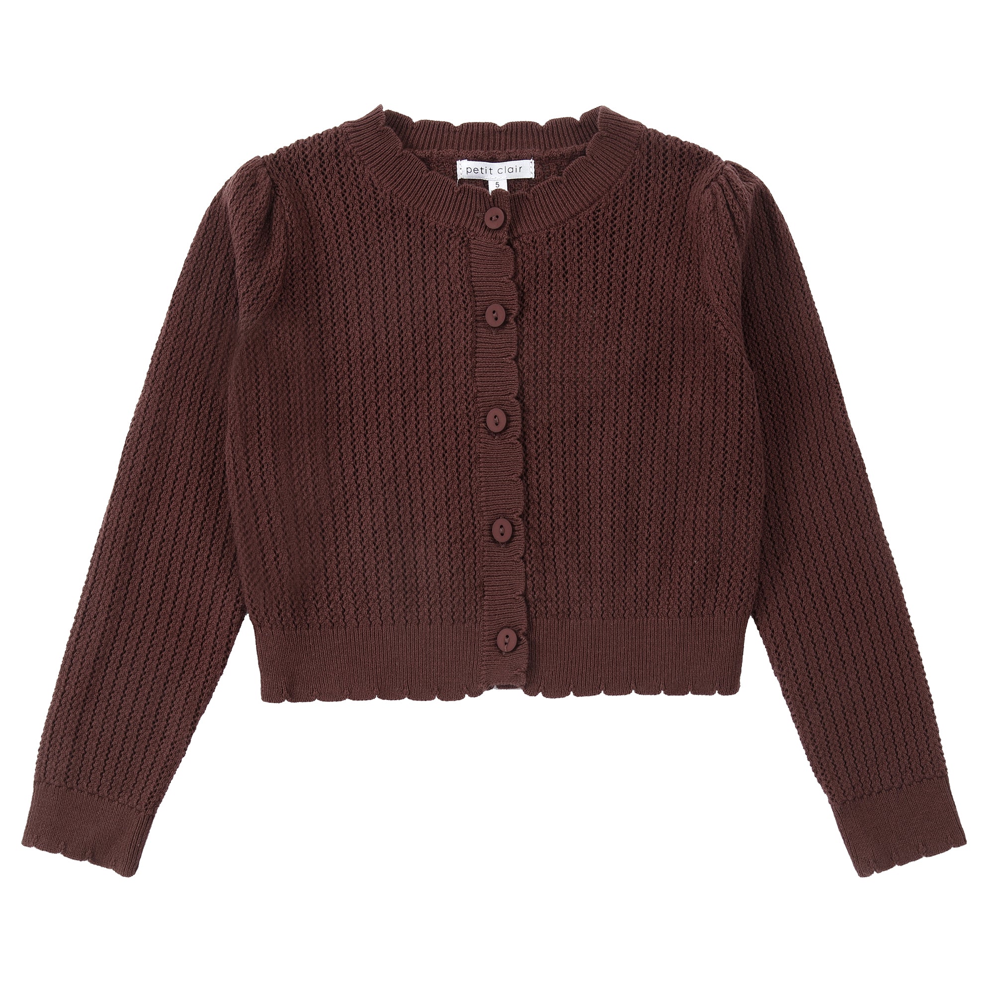 Plum Petals Cardigan