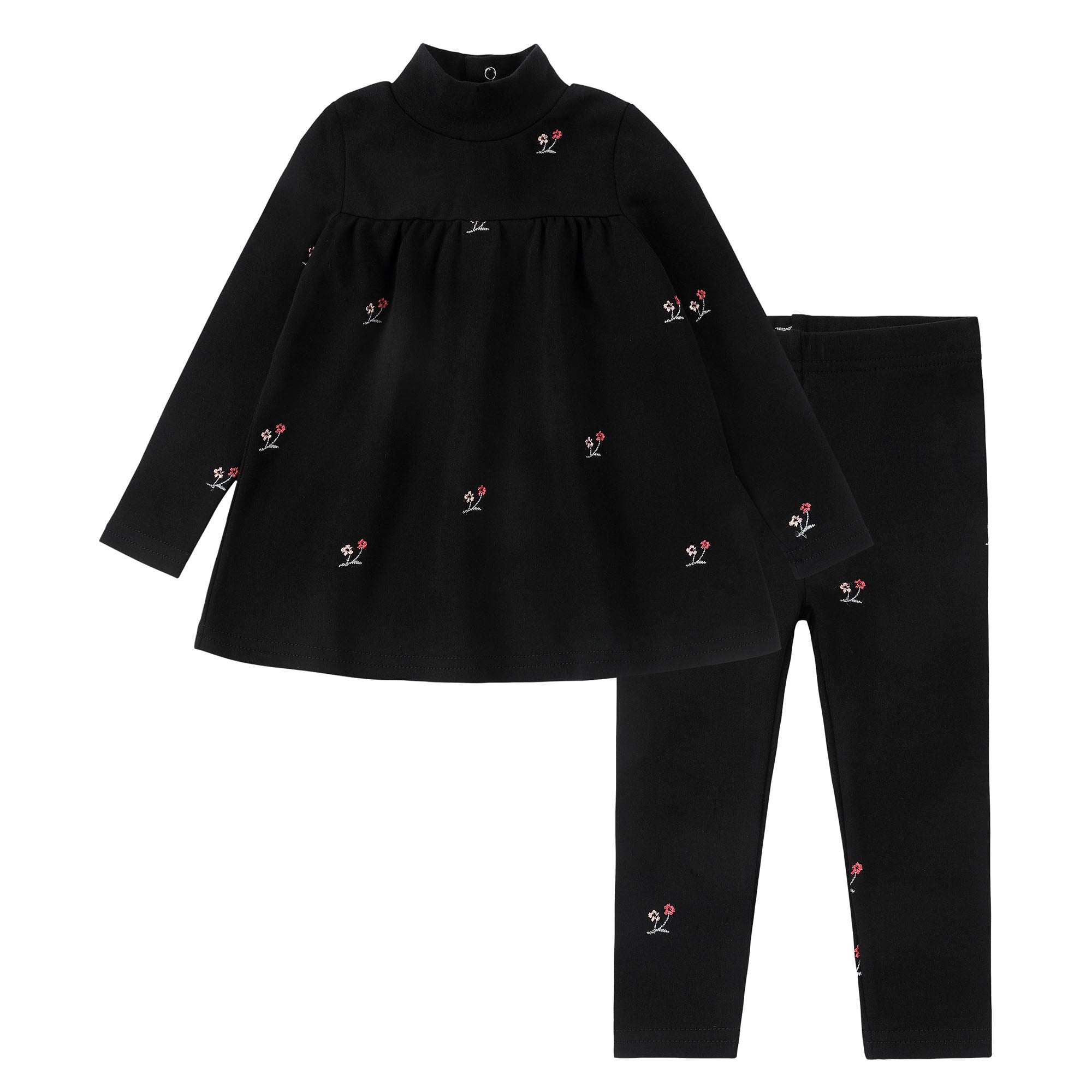 Midnight Blooms Floral Set