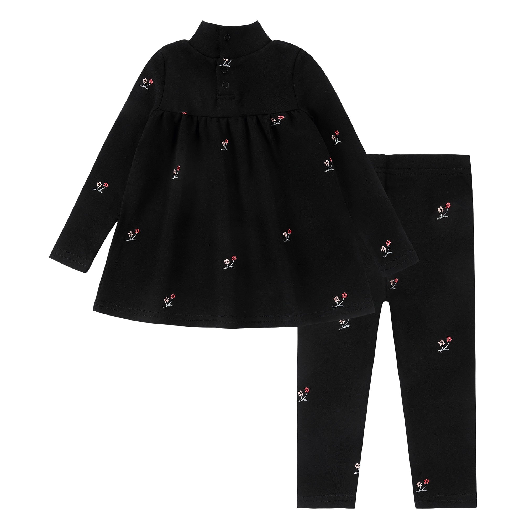 Midnight Blooms Floral Set