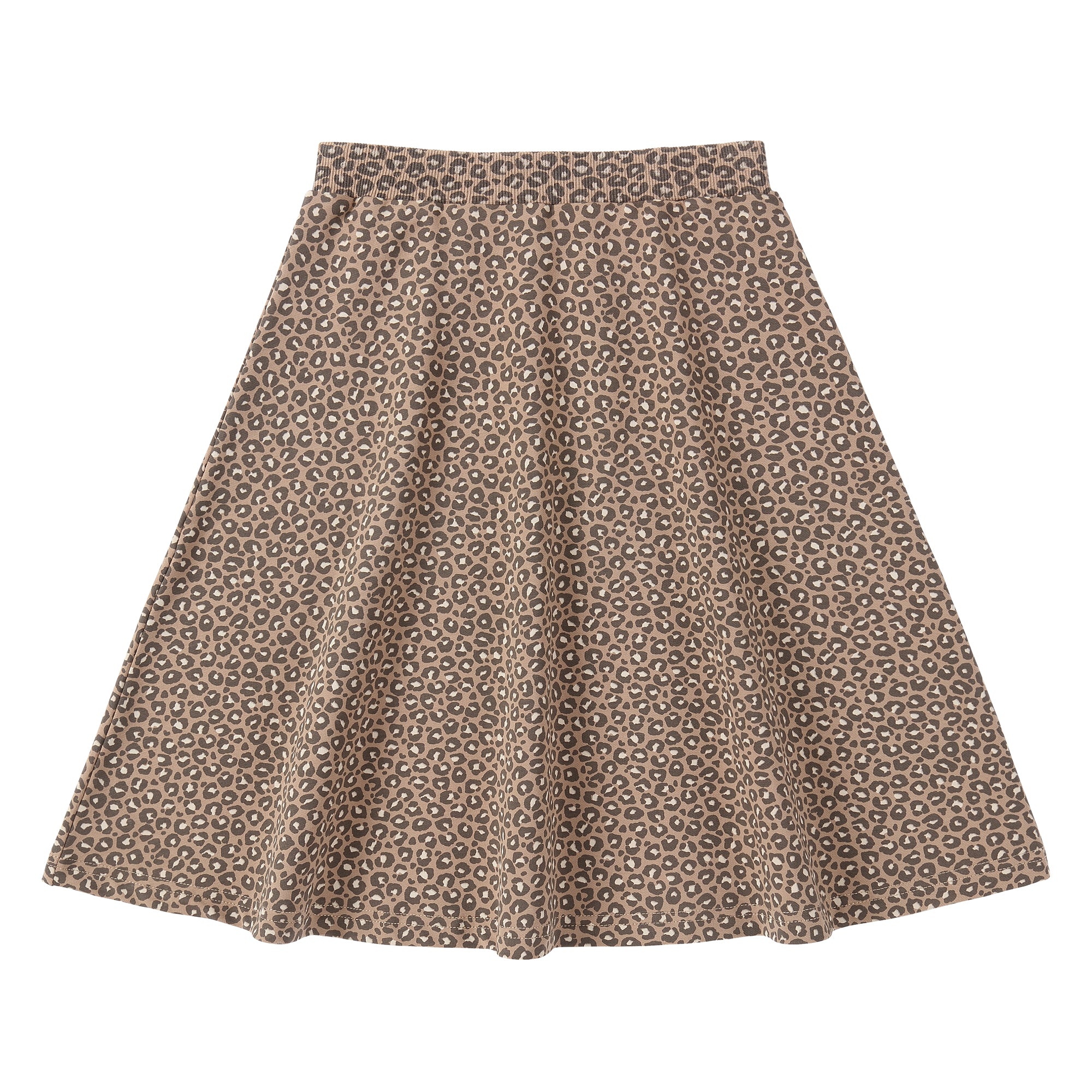 Cheetah Print A-Line Skirt