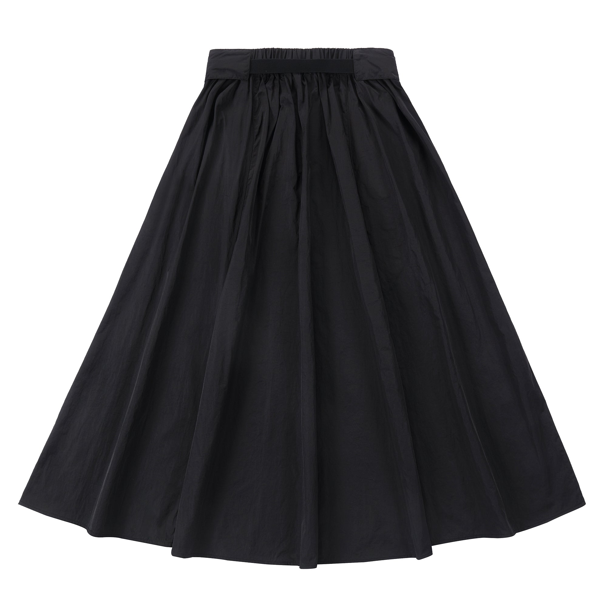 Black Taffeta Skirt