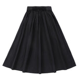 Black Taffeta Skirt