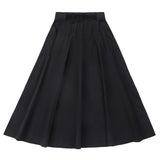 Black Taffeta Skirt