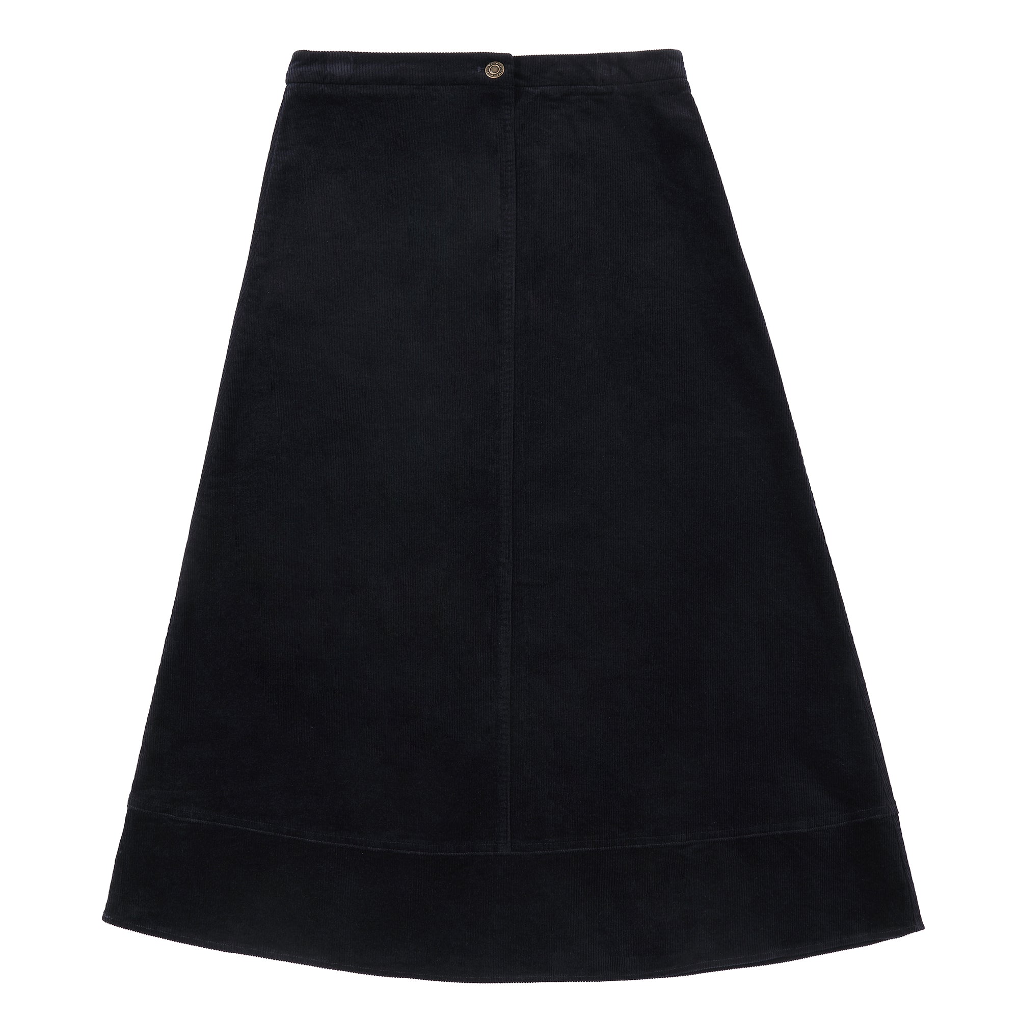 Navy Corduroy Skirt
