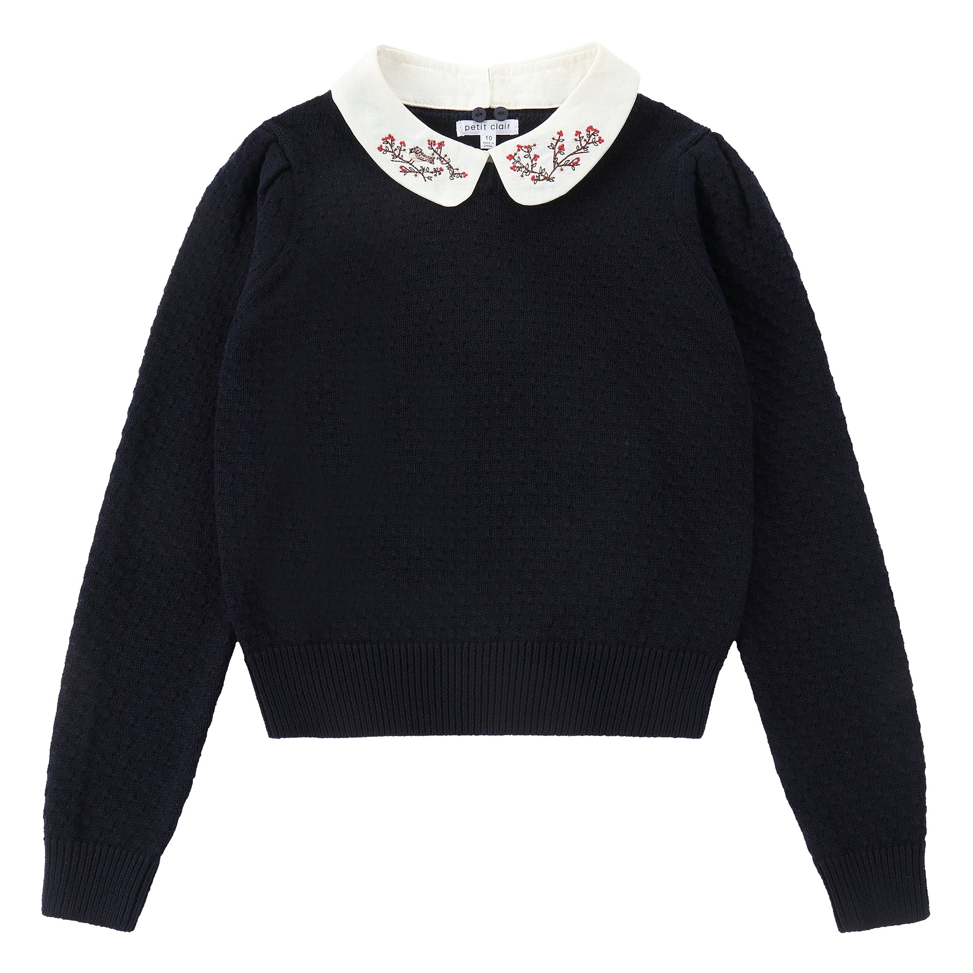 Blue Belle Collared Sweater