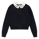 Blue Belle Collared Sweater