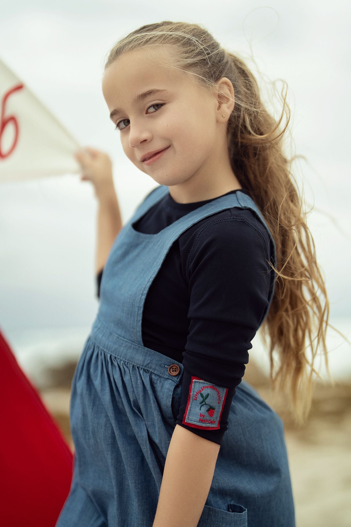 Girls Denim Vine T-Shirt