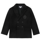 Black Pique Blazer