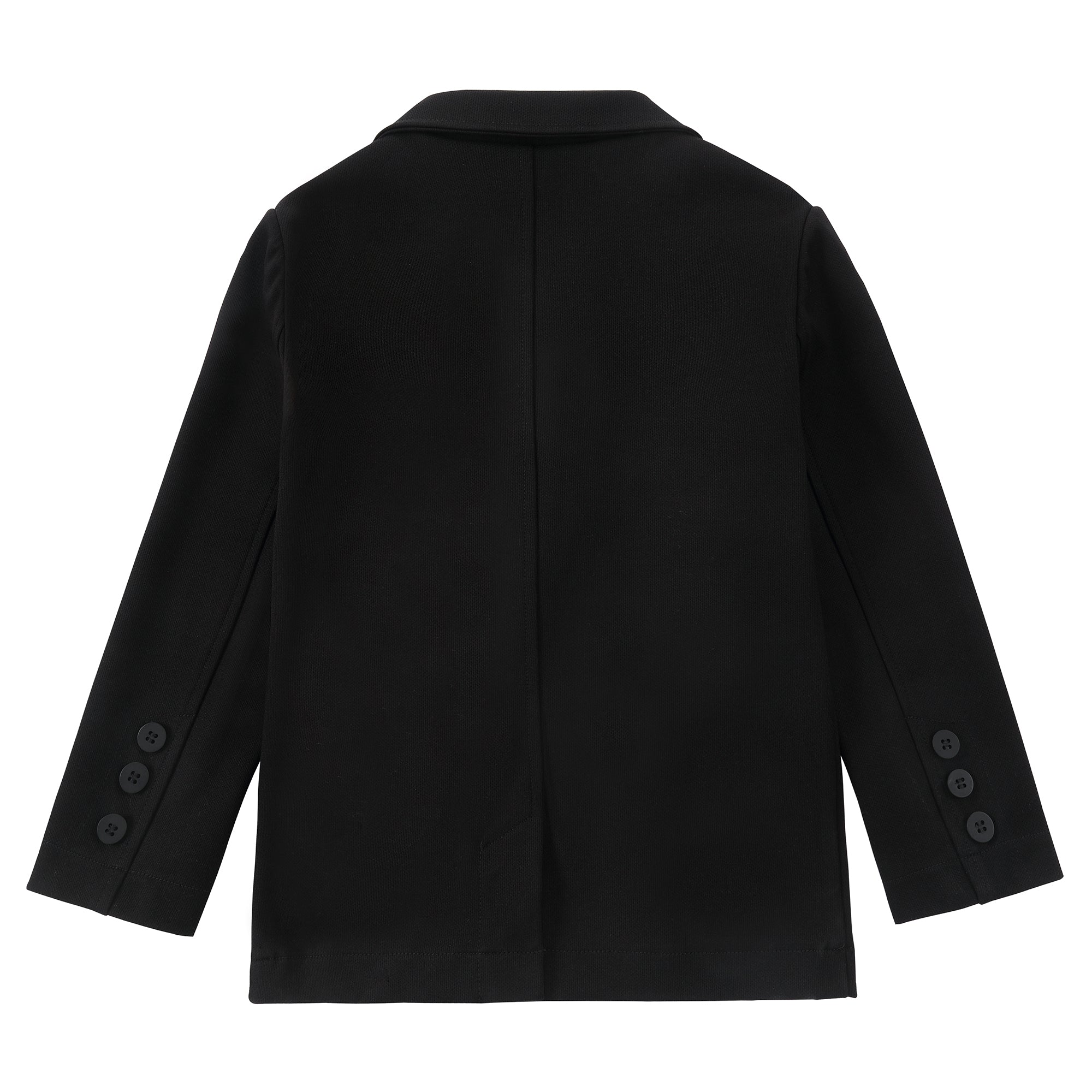 Black Pique Blazer