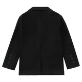 Black Pique Blazer