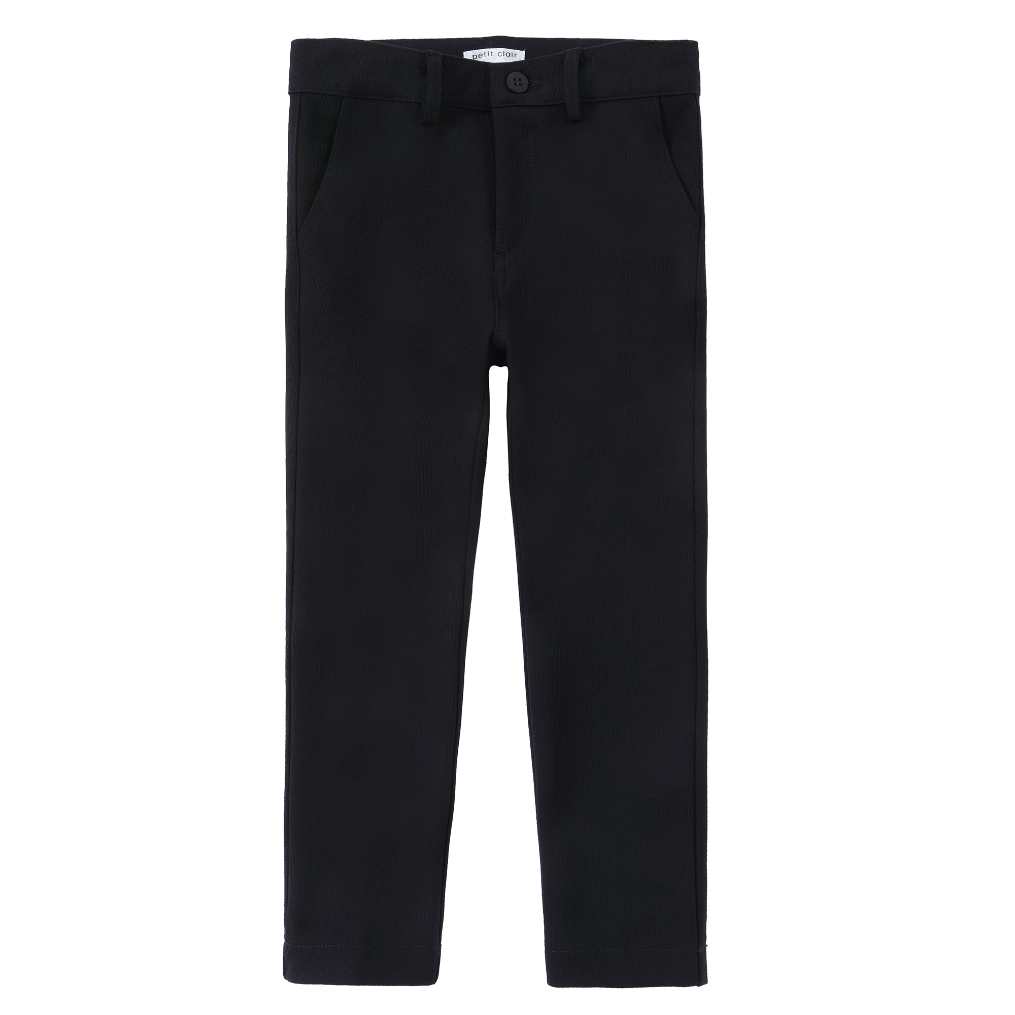 Navy Pique Pants