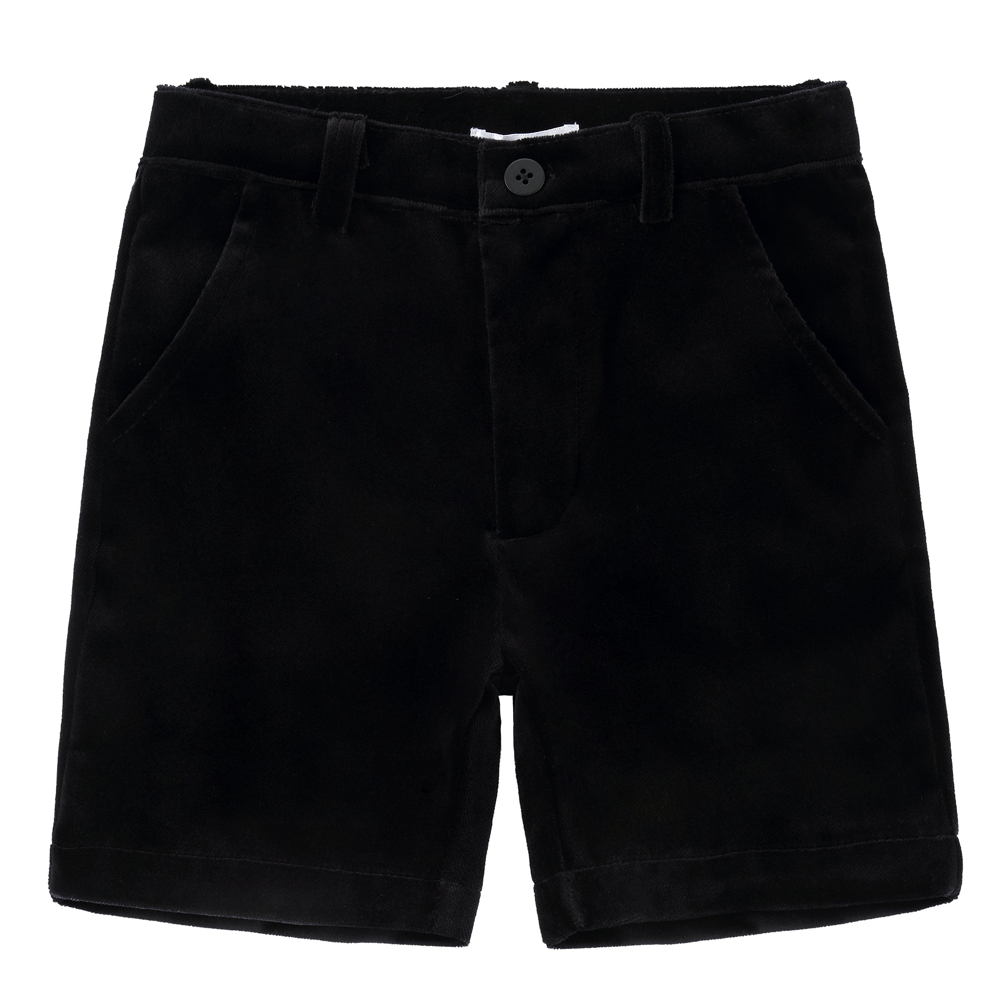 Black Velvet Shorts