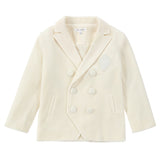 Ivory Velvet Blazer