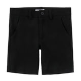Black Pique Shorts