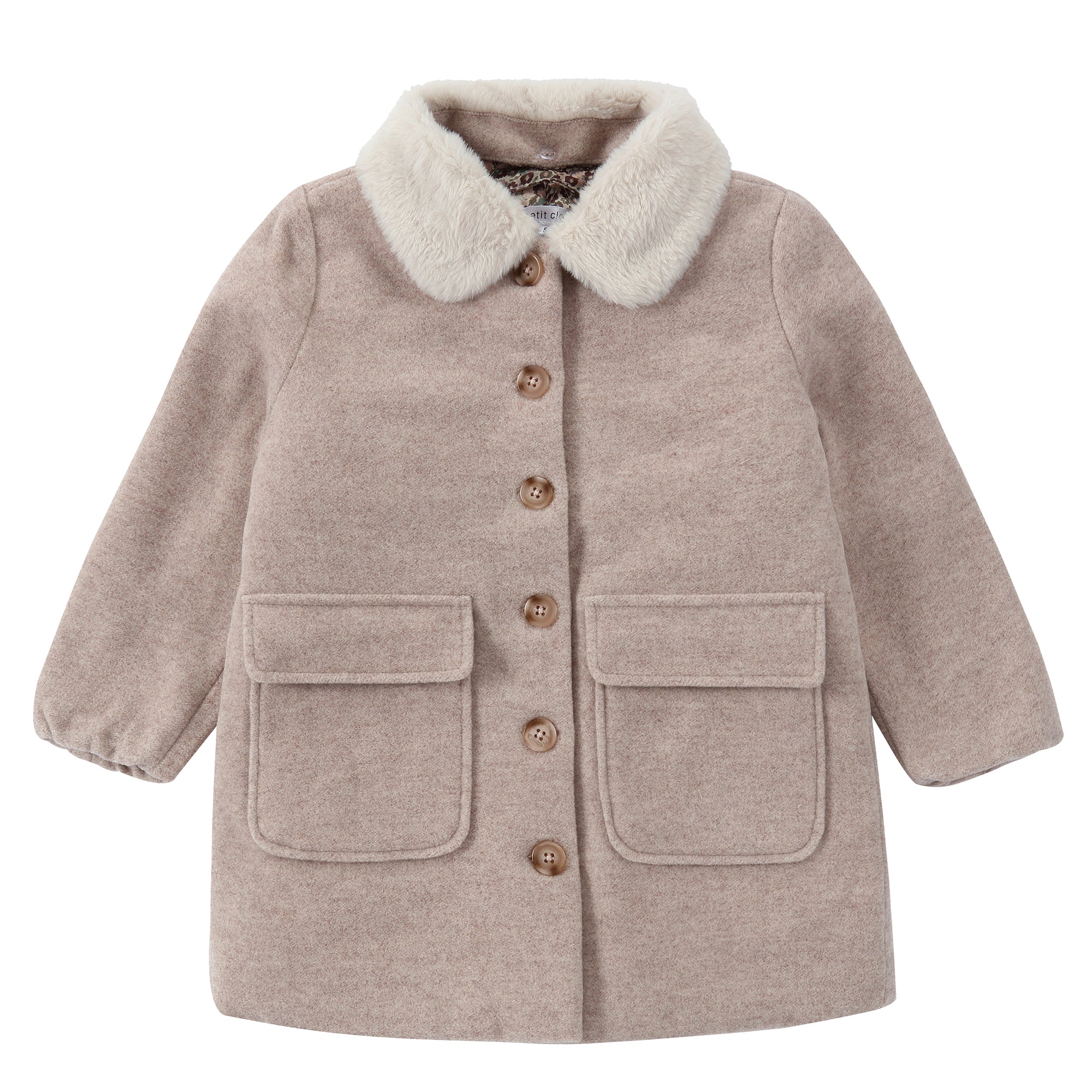 Pink Wool Coat