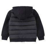 Black Hooded Puffer Jacket
