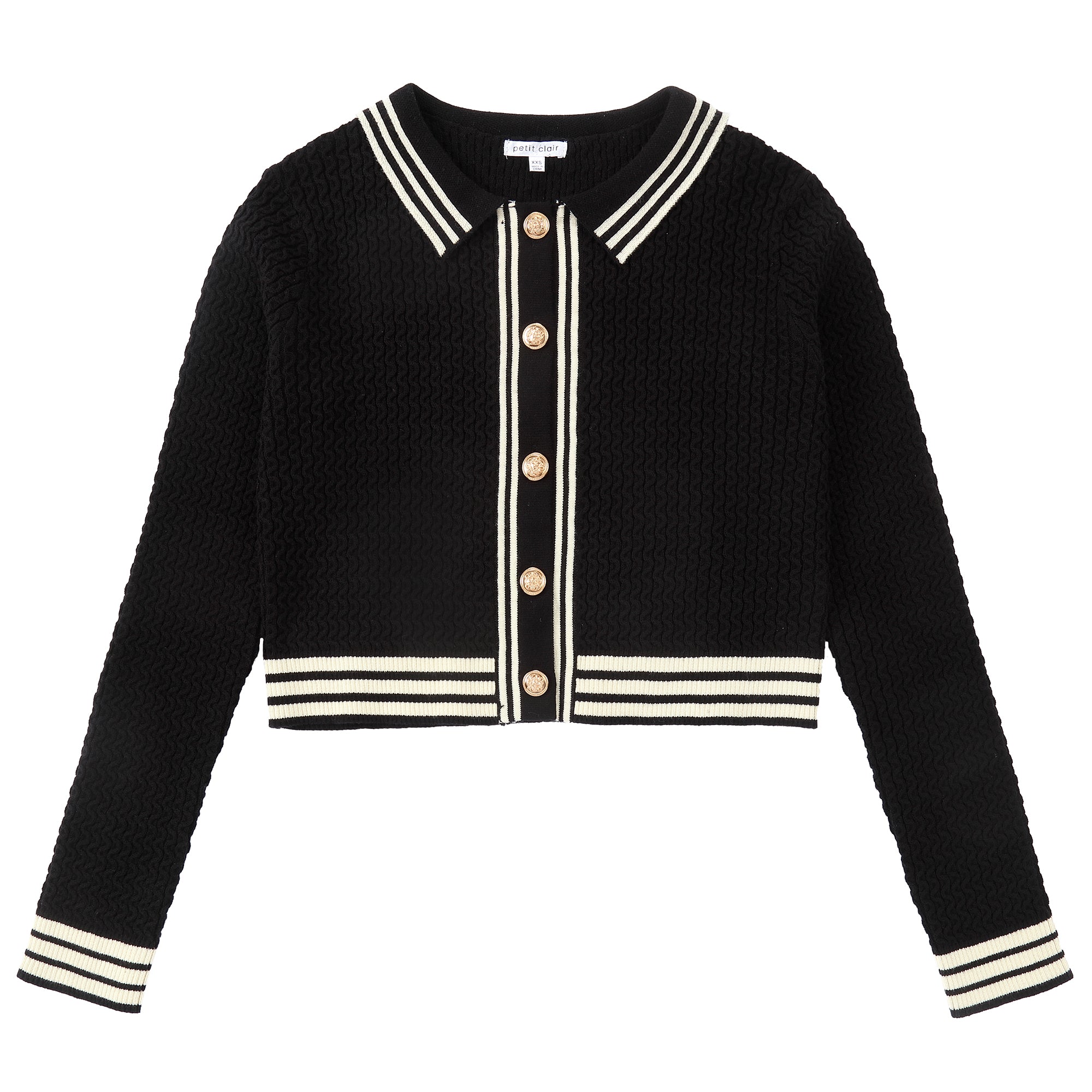 Black Sailor Collar Sweater
