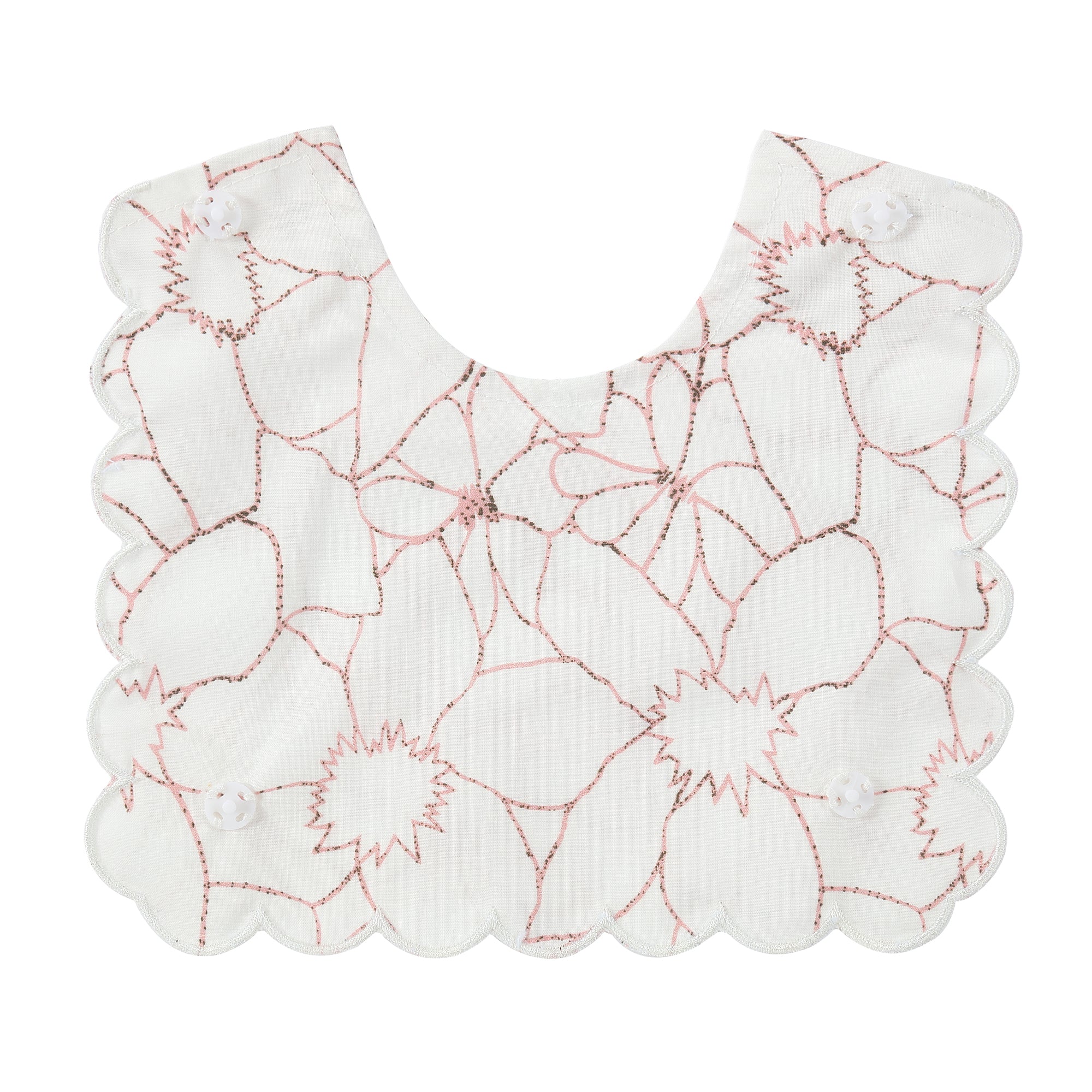 Cherry & Flower Bib Footie