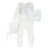 Star & Flower Bib Footie