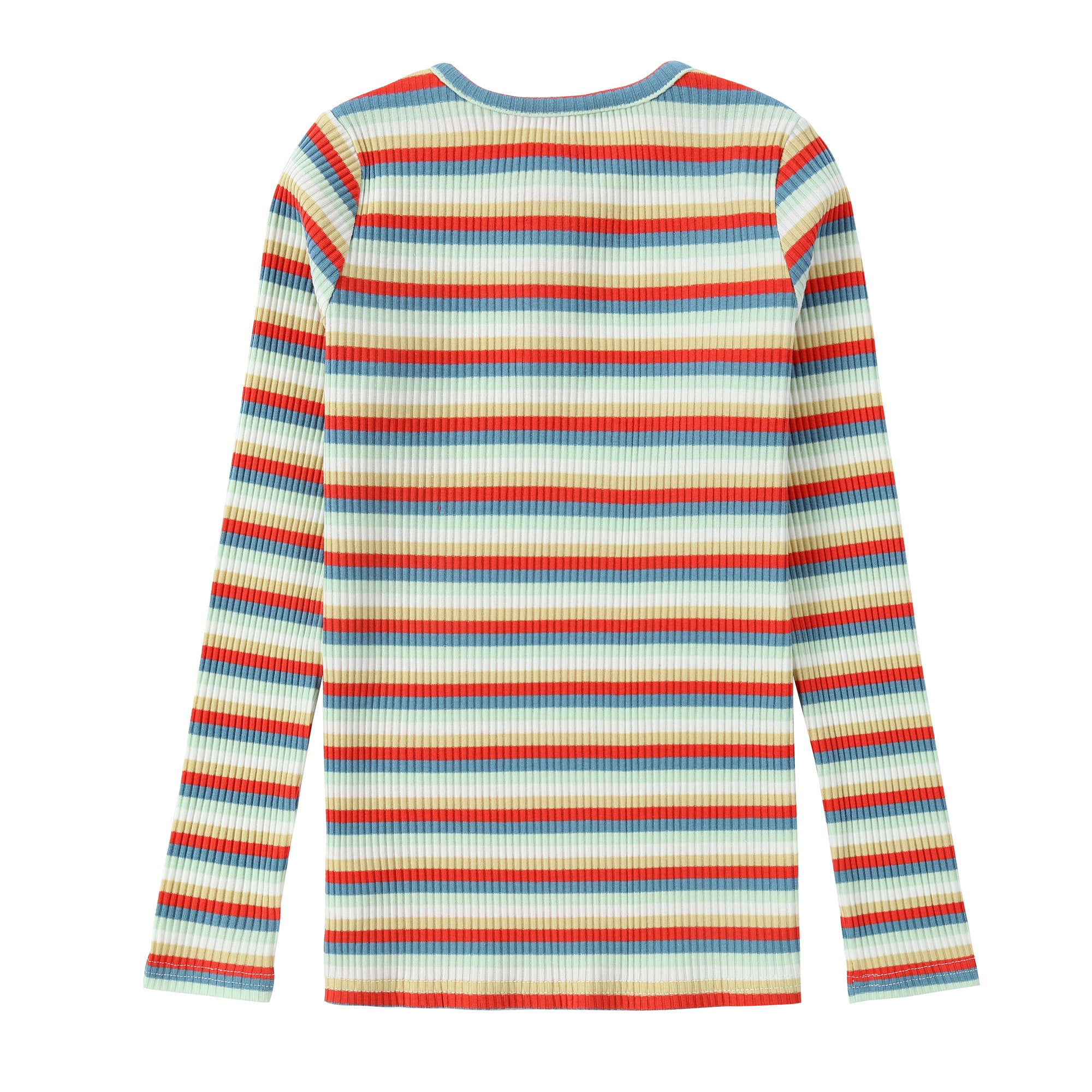 Multi Colored Stripe Henley