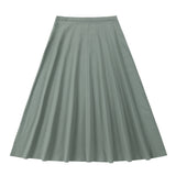 Sage Midi A-Line Skirt