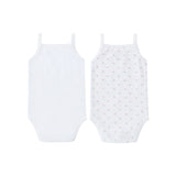 Baby 2pc Bodysuit - Doll & Flower Print