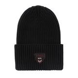 Black W/ Pink Patch Beanie