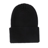 Black W/ Pink Patch Beanie