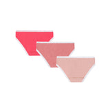Girl 3pc Panty - Coral, Blush, Fuschia