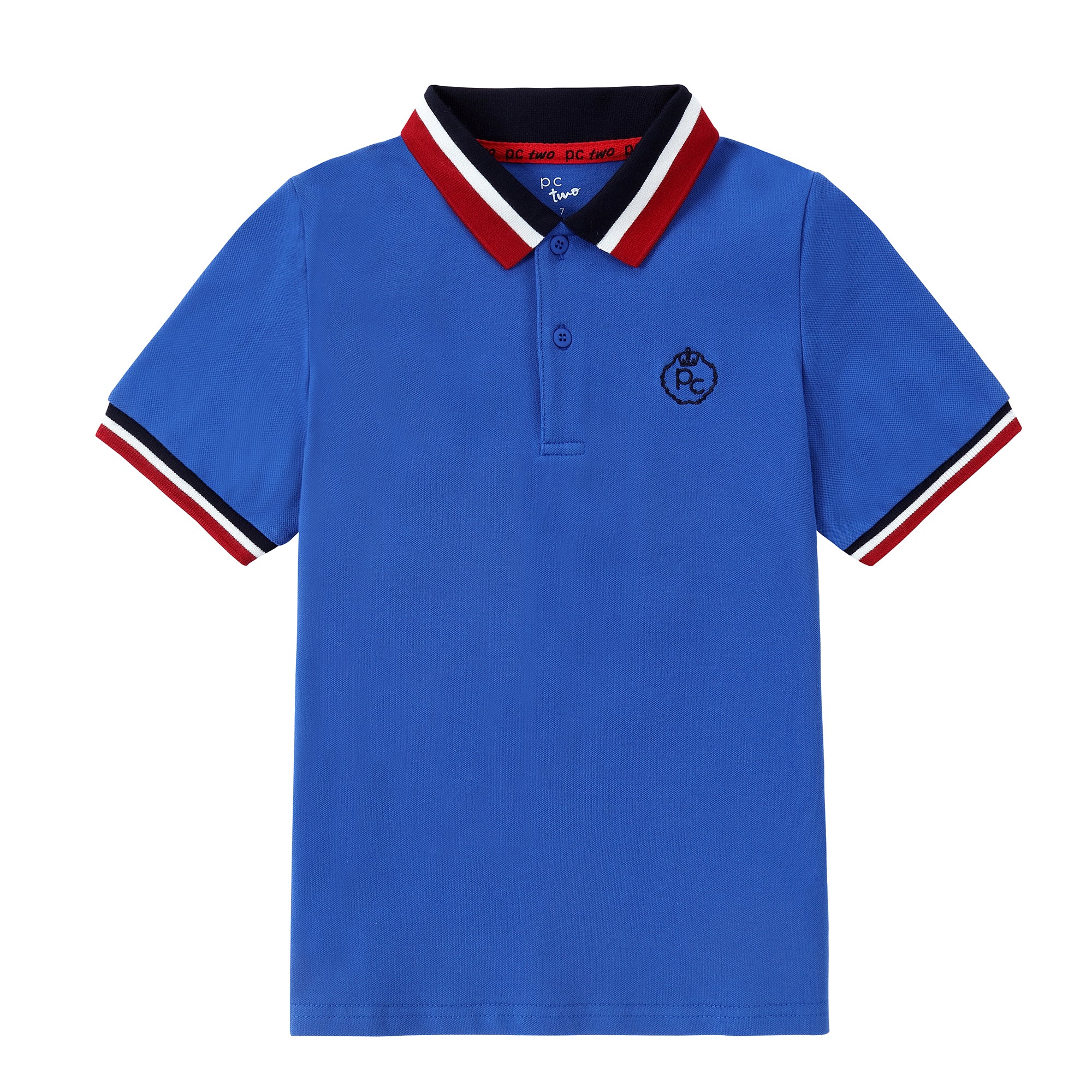 Royal Blue Short Sleeve Polo – Petit Clair